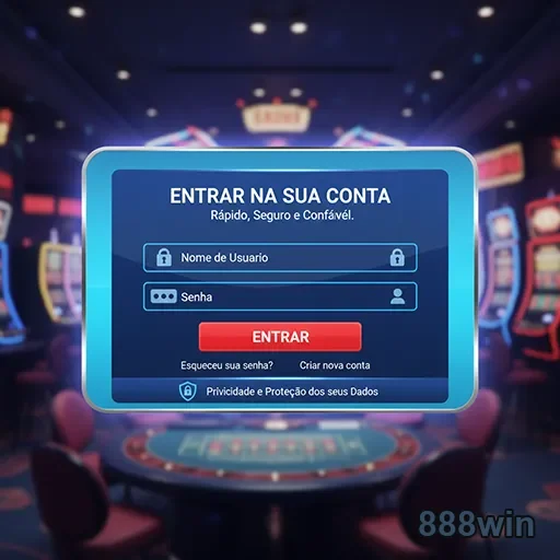 Ilustração de Experimente a segurança da plataforma 888win no seu jogo